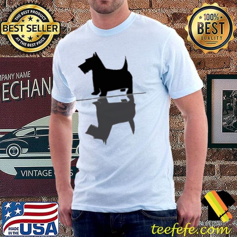 Nice Artistic scottish Terrier dog reflections art Unisex Nice Artistic scottish Terrier dog reflections art Unisex