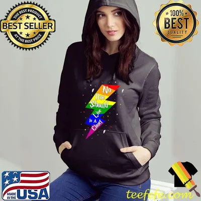 No One Should Live In A Closet LGBTQ Gay Pride Flag T-shirt
