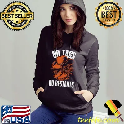 No Tags No Restarts Line Dancing Cowboy Hat Country Music T-Shirt