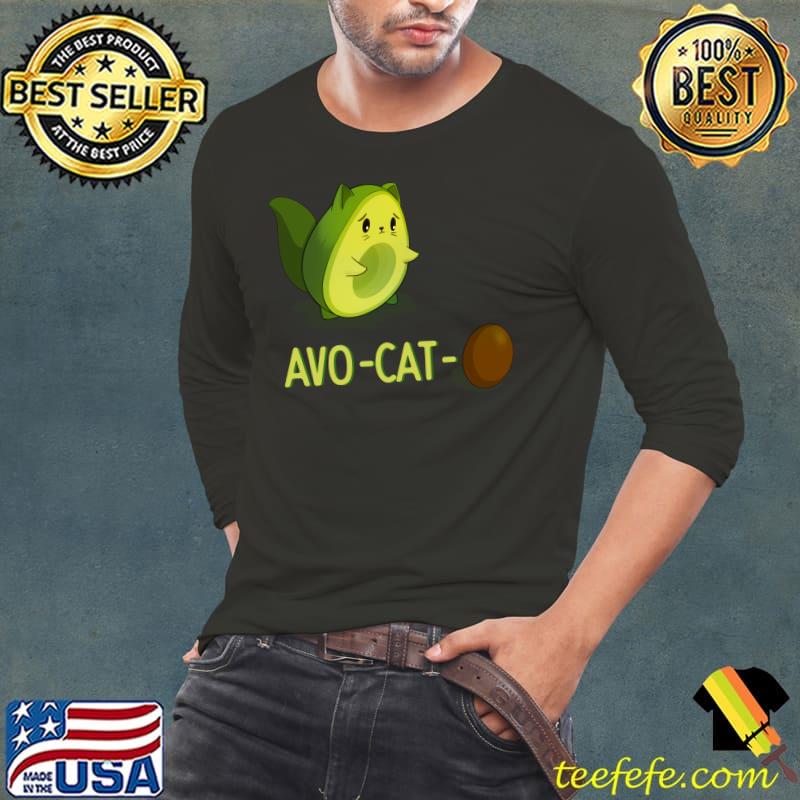 Official Avocato Funny Cute Cat Avocado Vegan And Cat Lover Kitten T- Long Sleeve Tee Official Avocato Funny Cute Cat Avocado Vegan And Cat Lover Kitten T- Long Sleeve Tee