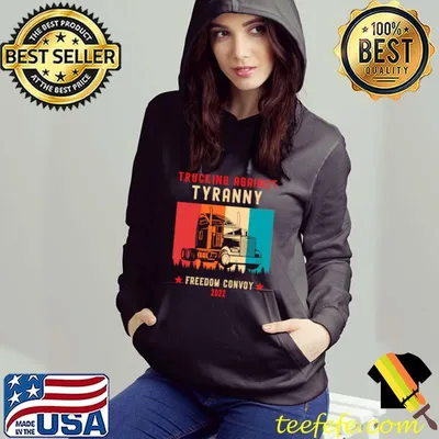 Original Trucking against tyranny Freedom Convoy T-Shirt