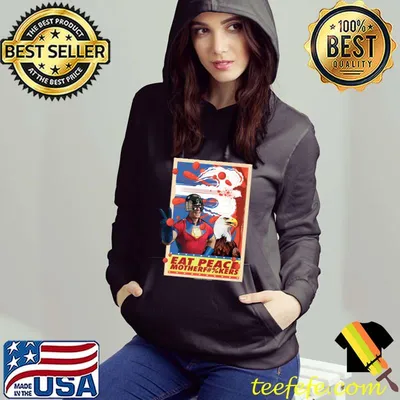 Peacemaker Eat Peace with Eagle Premium T-Shirt