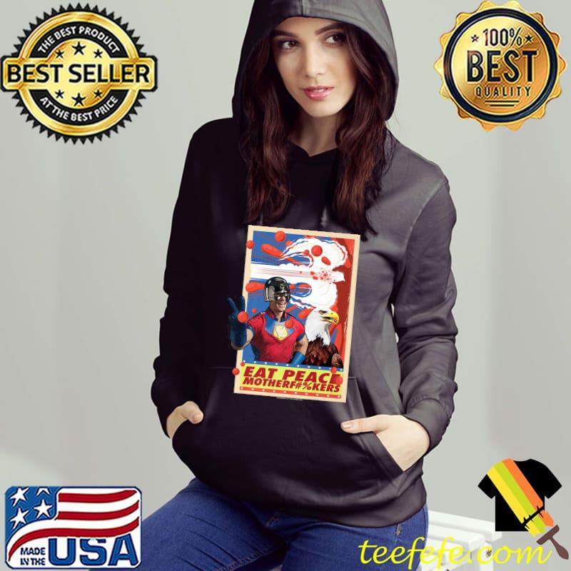 Peacemaker Eat Peace with Eagle Premium T-Shirt Peacemaker Eat Peace with Eagle Premium T-Shirt