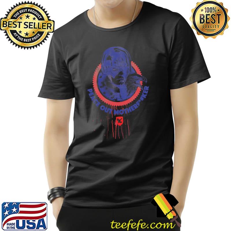 Peacemaker Peace Out Stamp T- Unisex Peacemaker Peace Out Stamp T- Unisex