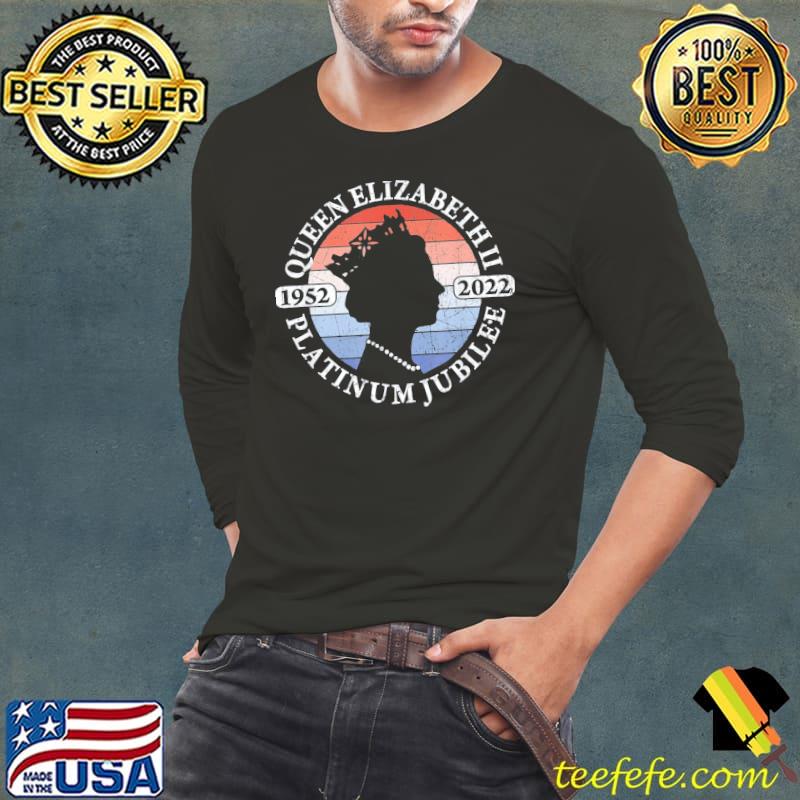 Platinum Jubilee British Monarch Queen 70 Years 2022 Jubilee T-Shirt Long Sleeve Tee Platinum Jubilee British Monarch Queen 70 Years 2022 Jubilee T-Shirt Long Sleeve Tee