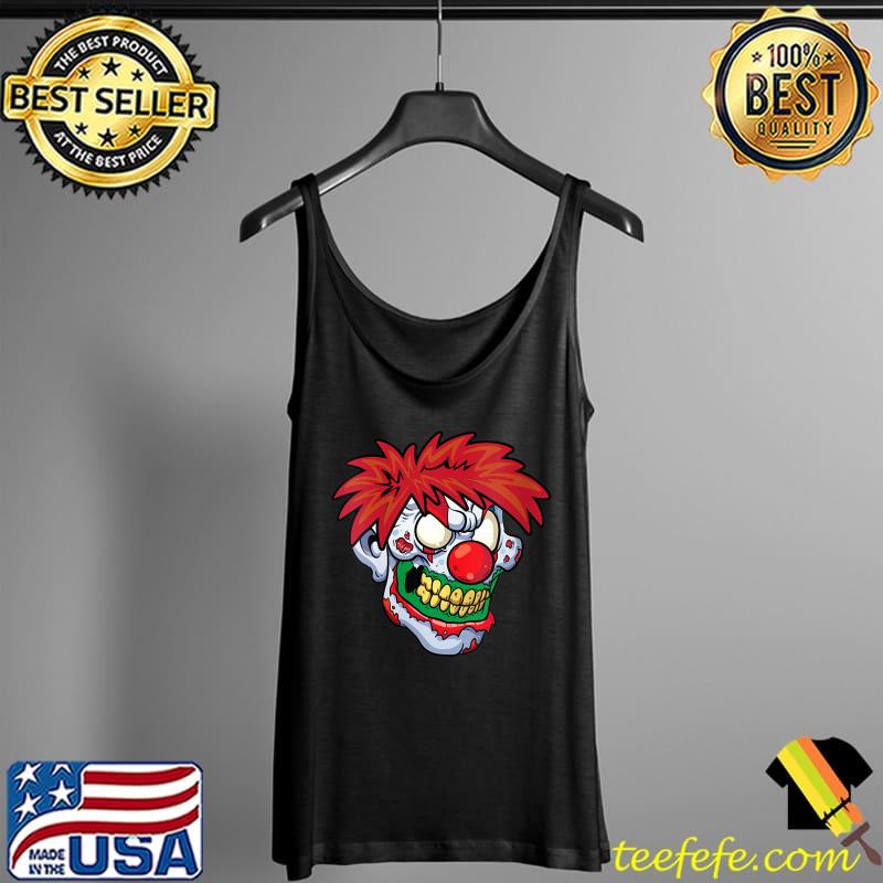 Premium Italian Scary Killer Clown Halloween Costume Horror Movie T- Tank Top Premium Italian Scary Killer Clown Halloween Costume Horror Movie T- Tank Top