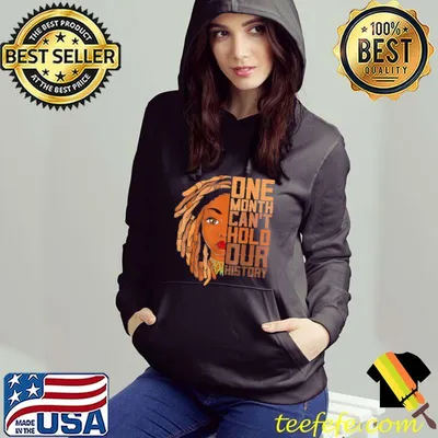 Premium One Month Can’t Hold Our History Apparel African Melanin T-Shirt