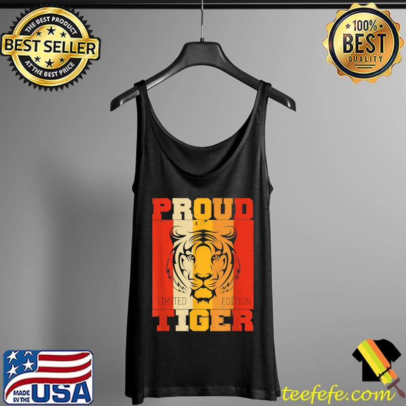 Proud Tiger in Vintage Colours - Limited Edition T-Shirt Tank Top Proud Tiger in Vintage Colours - Limited Edition T-Shirt Tank Top