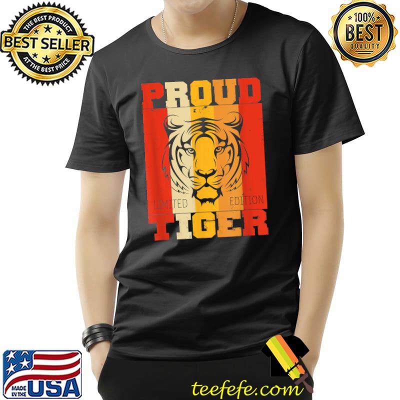 Proud Tiger in Vintage Colours - Limited Edition T-Shirt Unisex Proud Tiger in Vintage Colours - Limited Edition T-Shirt Unisex