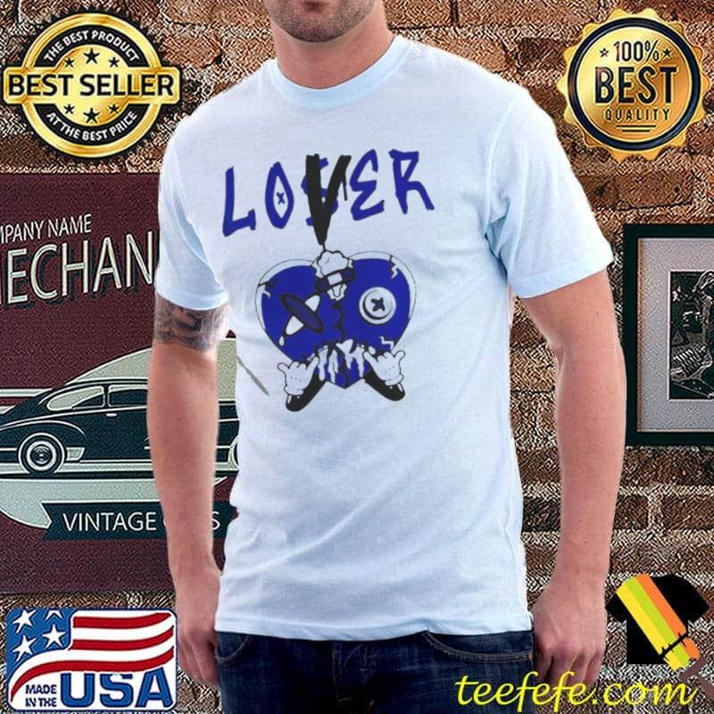Racer blue loser lover heart Unisex Racer blue loser lover heart Unisex