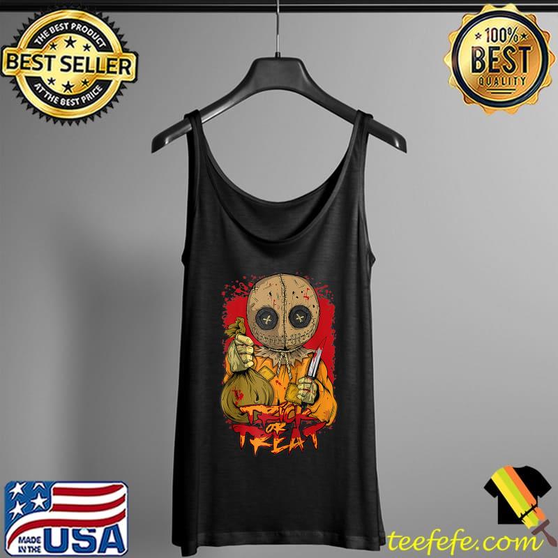 Scary trick treat halloween horror ghost costume for party T-Shirt Tank Top Scary trick treat halloween horror ghost costume for party T-Shirt Tank Top