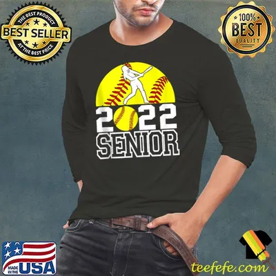 Senior 2022 Softball Funny Outfits T-shirt