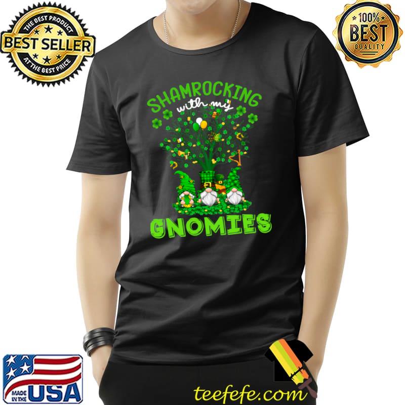 Shamrocking With My Gnomies St Patricks Day Gnomes Green T- Unisex Shamrocking With My Gnomies St Patricks Day Gnomes Green T- Unisex
