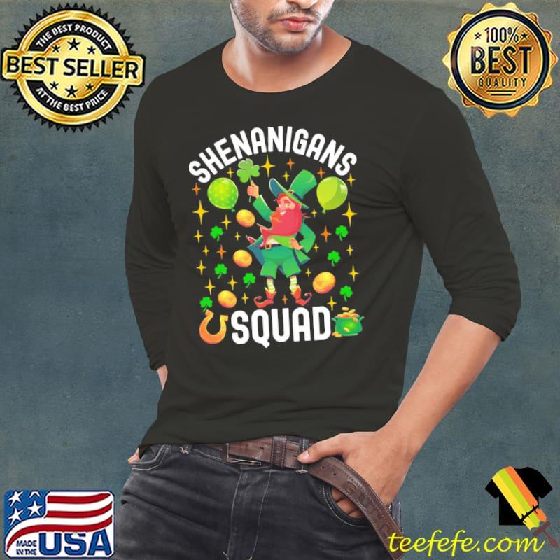 Shenanigans squad irish funny st. patrick's day Long Sleeve Tee Shenanigans squad irish funny st. patrick's day Long Sleeve Tee