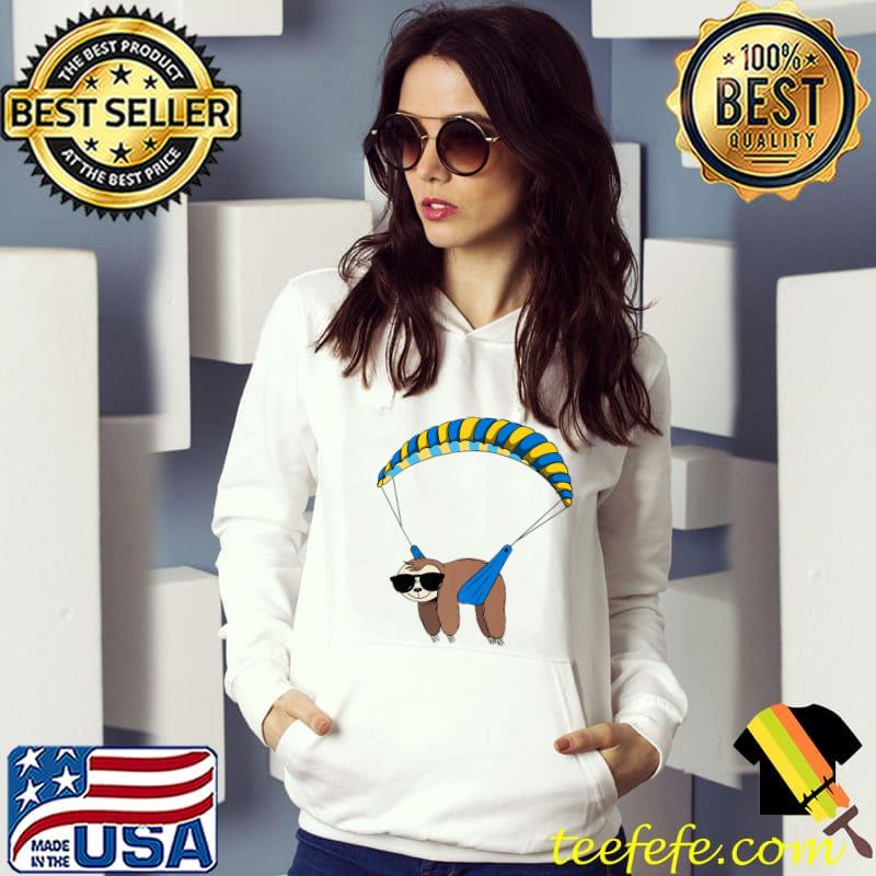 Sloth Graphic Parachute Skydiver Extreme Sport Skydiving Premium T-Shirt Sloth Graphic Parachute Skydiver Extreme Sport Skydiving Premium T-Shirt