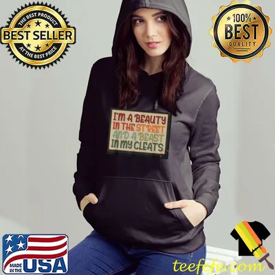 Softball Print Beauty in the Street Beast In My Cleats Girls T-Shirt
