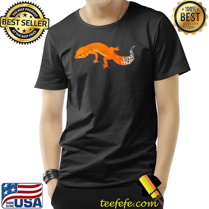 Tangerine, sunglow colorful leopard gecko artistic print T-Shirt Unisex Tangerine, sunglow colorful leopard gecko artistic print T-Shirt Unisex