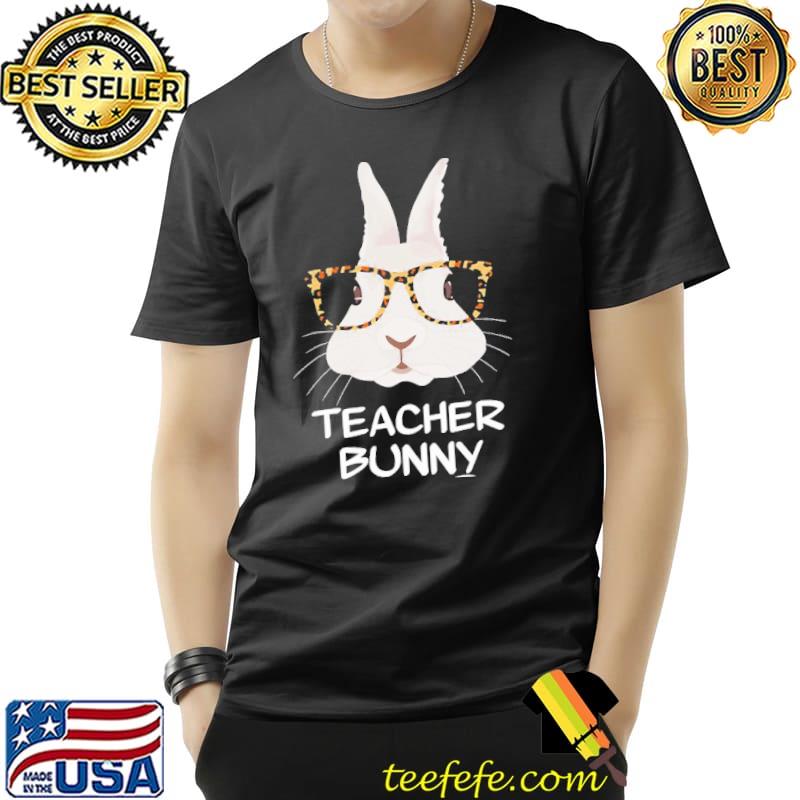 Teacher bunny leopard easter day women Unisex Teacher bunny leopard easter day women Unisex