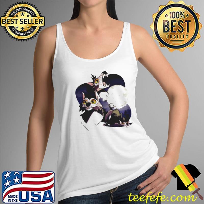 Three wuff moon Tank Top Three wuff moon Tank Top