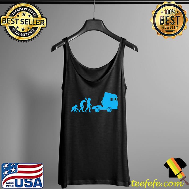 Truck Driver Truck Long Driver Evolution Premium T-Shirt Tank Top Truck Driver Truck Long Driver Evolution Premium T-Shirt Tank Top