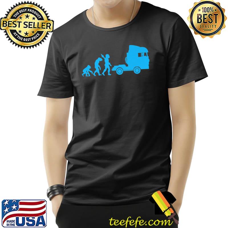 Truck Driver Truck Long Driver Evolution Premium T-Shirt Unisex Truck Driver Truck Long Driver Evolution Premium T-Shirt Unisex
