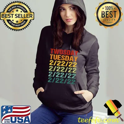 Twosday Tuesday 22222 Retro Vintage Twos Day T-Shirt