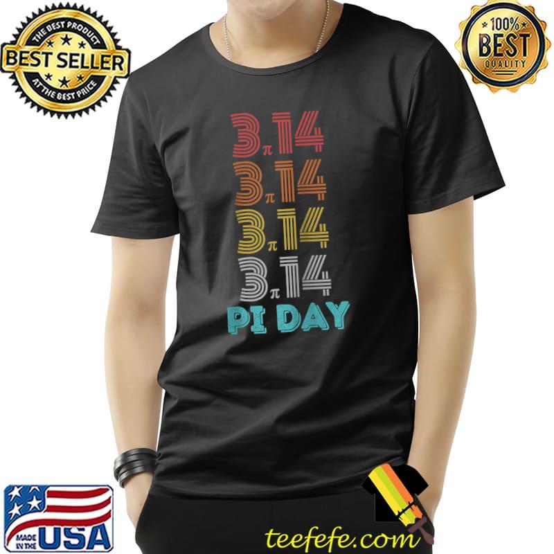 Vintage Retro Happy Pi Day Mathematic Math Teacher T- Unisex Vintage Retro Happy Pi Day Mathematic Math Teacher T- Unisex