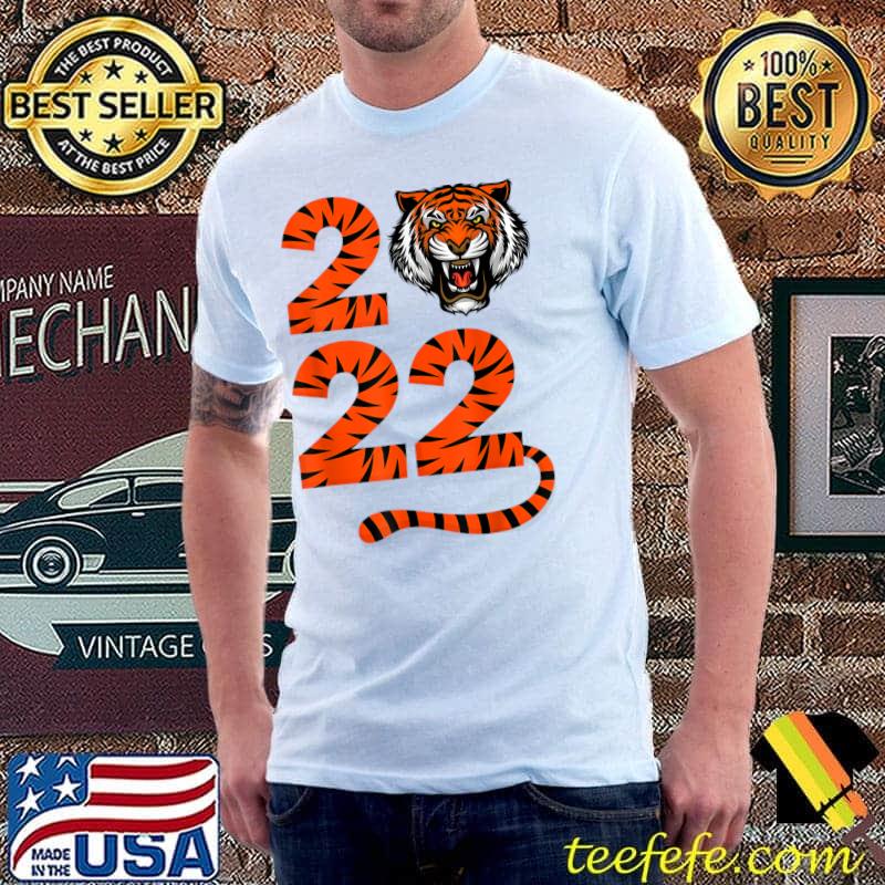 Year Of The Bengal Tiger 2022 Growling Mouth Open Tiger T-Shirt Unisex Year Of The Bengal Tiger 2022 Growling Mouth Open Tiger T-Shirt Unisex