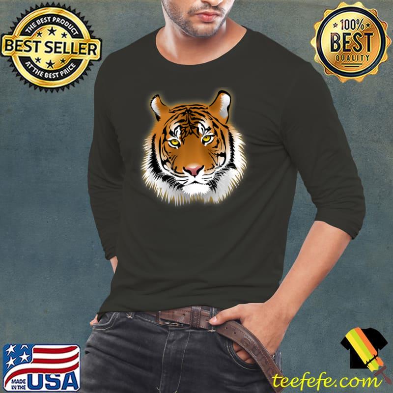 Year of the Tiger 2022 Tiger Growling Mouth Open Bengal Men T-Shirt Long Sleeve Tee Year of the Tiger 2022 Tiger Growling Mouth Open Bengal Men T-Shirt Long Sleeve Tee