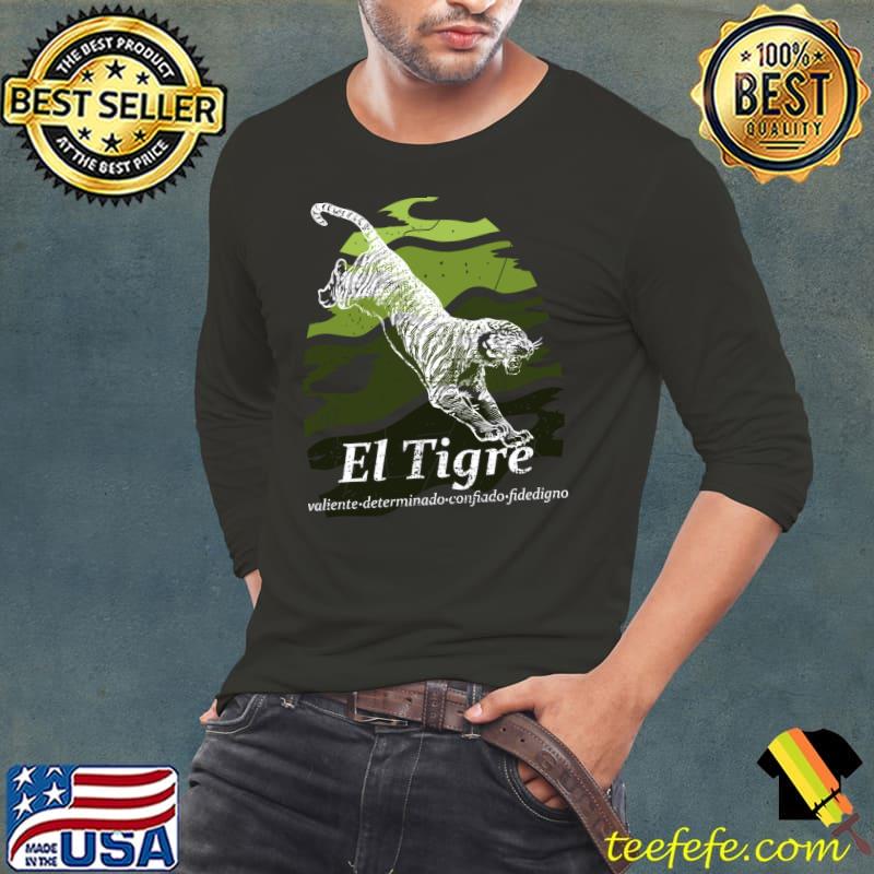 Year of the Tiger Chinese Zodiac El Tigre Happy New Year T- Long Sleeve Tee Year of the Tiger Chinese Zodiac El Tigre Happy New Year T- Long Sleeve Tee