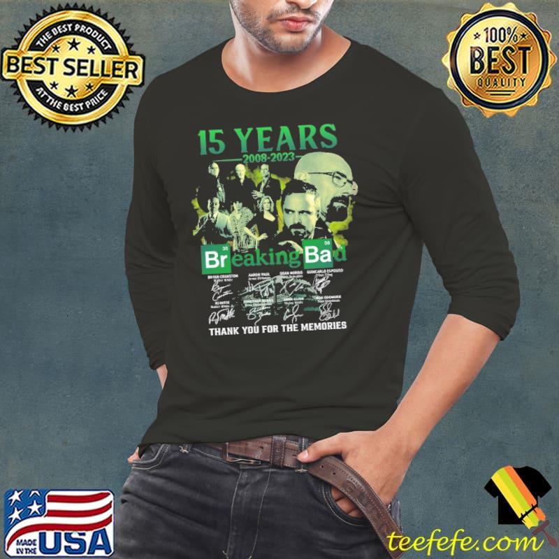 15 Years 2009 2023 Breaking Bad Thank you For the Memories Shirt