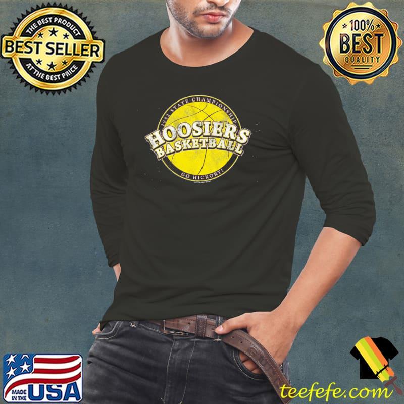 1952 State Championship Hoosiers Basketball Go Hickory Shirt Long Sleeve Tee 1952 State Championship Hoosiers Basketball Go Hickory Shirt Long Sleeve Tee