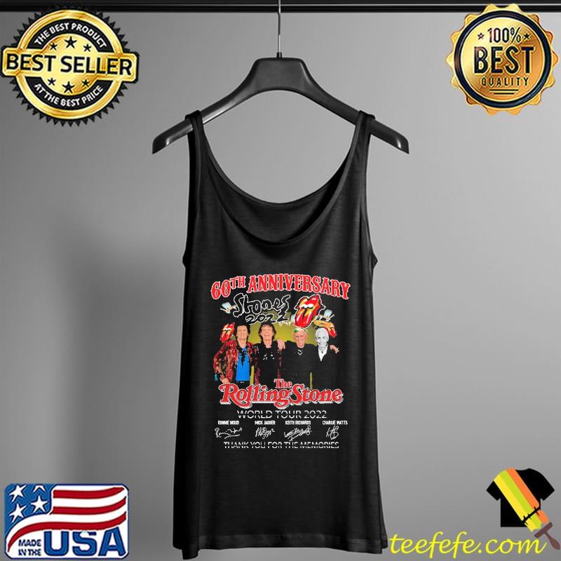 60th Anniversary The Rolling Stone Thank You For The Memories Shirt Tank Top 60th Anniversary The Rolling Stone Thank You For The Memories Shirt Tank Top