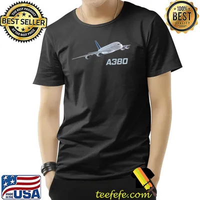 A 380 passenger aircraft, airline, jet, airplane Premium T-Shirt