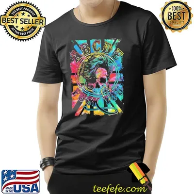 ABCDE Fuck You Skull Color Shirt