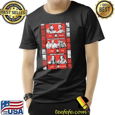 All Out 2021 Title Matches Shirt
