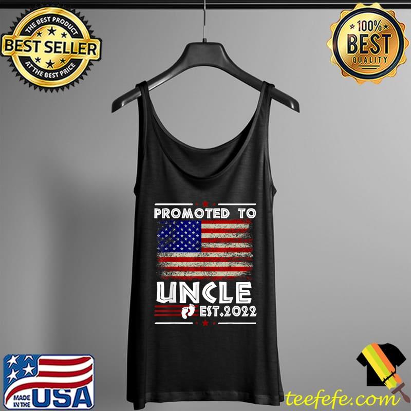 American Flag Promoted To Uncle Est 2022 Funny Father’s Day T-Shirt Tank Top American Flag Promoted To Uncle Est 2022 Funny Father’s Day T-Shirt Tank Top