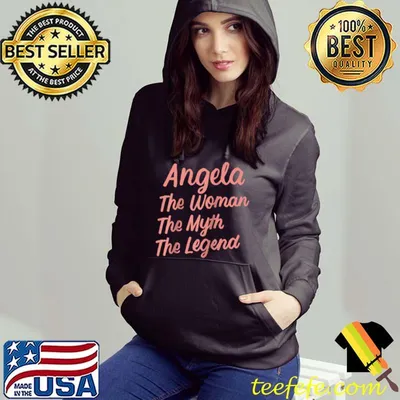 Angela The Woman Myth Legend Personalized Name Birthday T-shirt