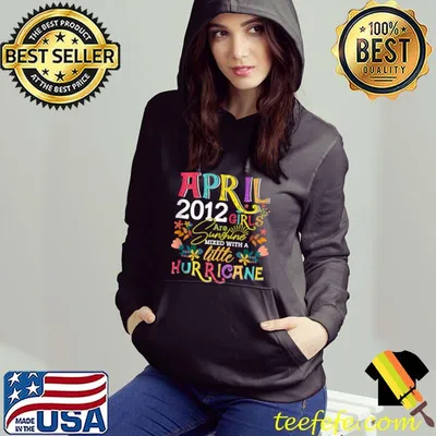 April 2012 Girls Are Sunshine Funny 10 Years Old Birthday T-shirt