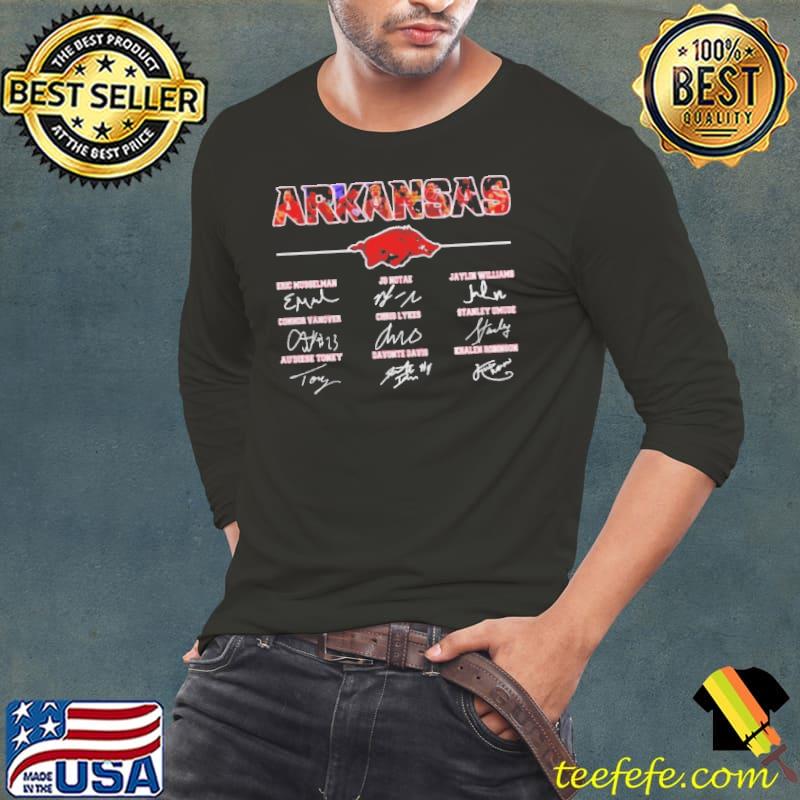 ArKansas razorbacks team players signatures Long Sleeve Tee ArKansas razorbacks team players signatures Long Sleeve Tee