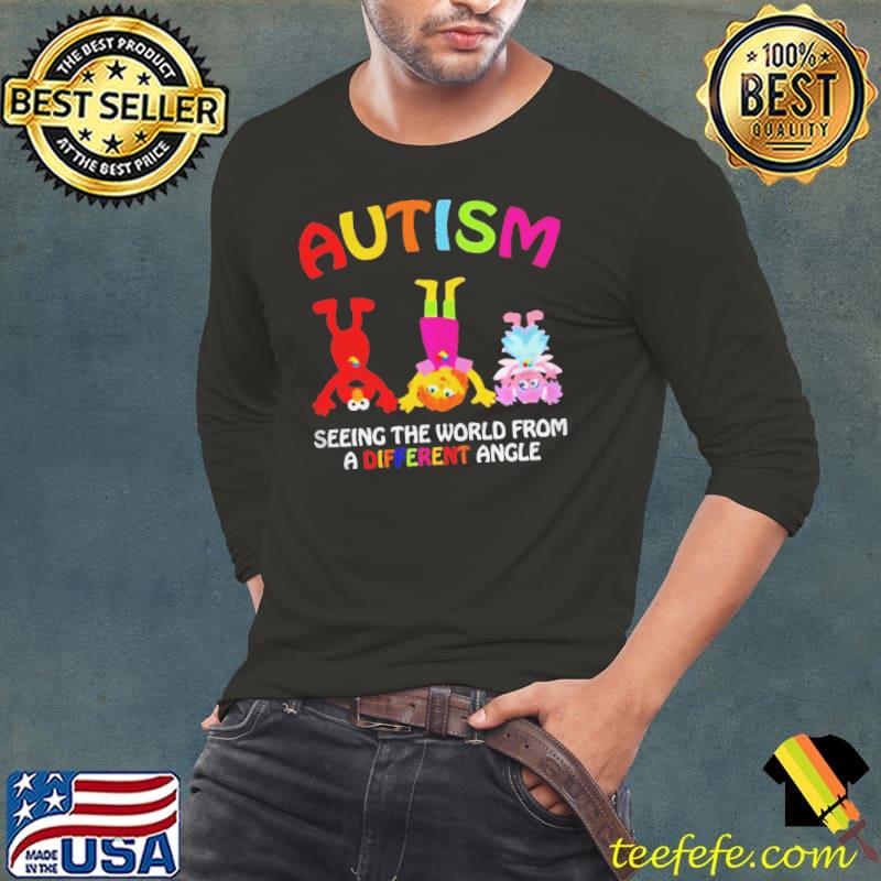 Autism elmo's world seeing the world from a different angle Long Sleeve Tee Autism elmo's world seeing the world from a different angle Long Sleeve Tee