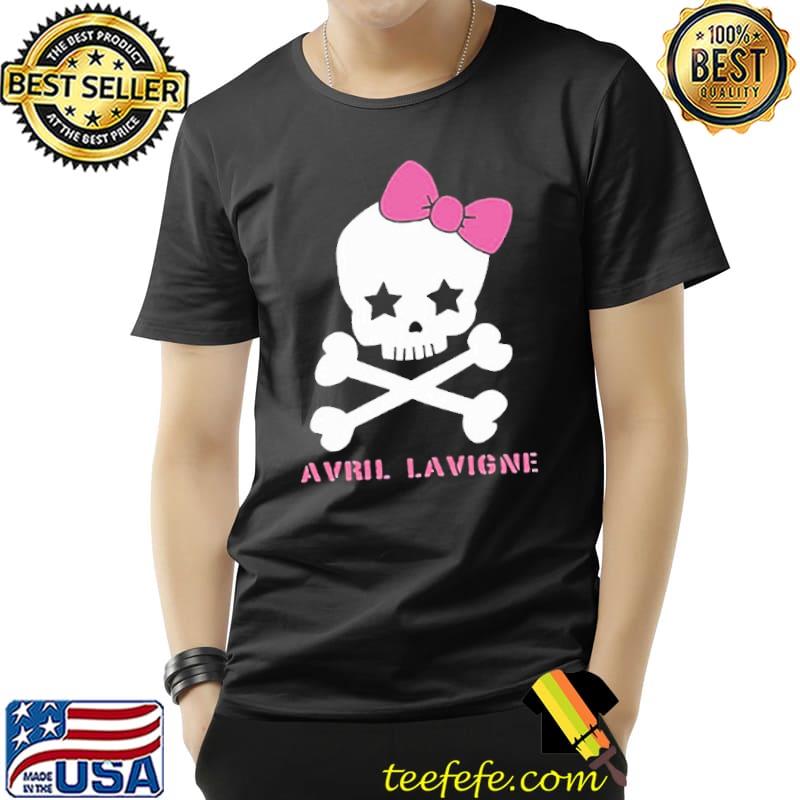 Avril Lavigne Pink Skull Unisex T-Shirt - Teefefe Premium ™ LLC