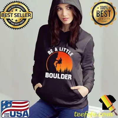 Be Little Boulder Rock-Climbing Enthusiast T-Shirt