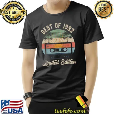 Best Of 1992 30th Birthday Gifts Limited Edition 30 Year Old T-Shirt