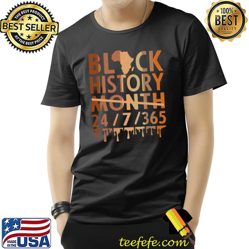 Black History Month 2022 Black History 365 Melanin Pride T- Unisex Black History Month 2022 Black History 365 Melanin Pride T- Unisex
