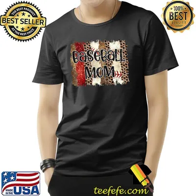 Blessed Leopard Print Baseball Mother Woman Women Sport T-Shirt