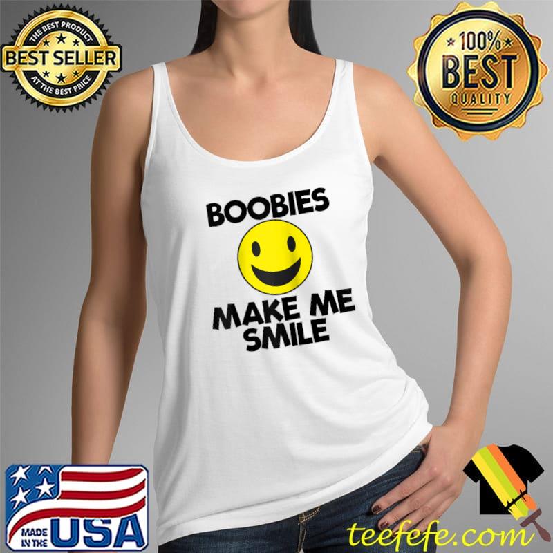 Boobs Make Me Smile Boob Lover Men's Funny Boob T- Tank Top Boobs Make Me Smile Boob Lover Men's Funny Boob T- Tank Top