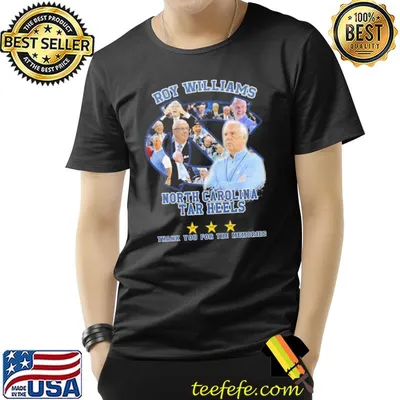 Boy Williams North Carolina Tar Heels Thank You For The Memories Shirt