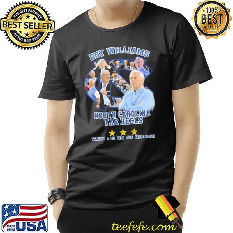 Boy Williams North Carolina Tar Heels Thank You For The Memories Shirt