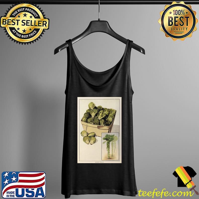 Brussel Sprouts Illustration (1923) T-Shirt Tank Top Brussel Sprouts Illustration (1923) T-Shirt Tank Top